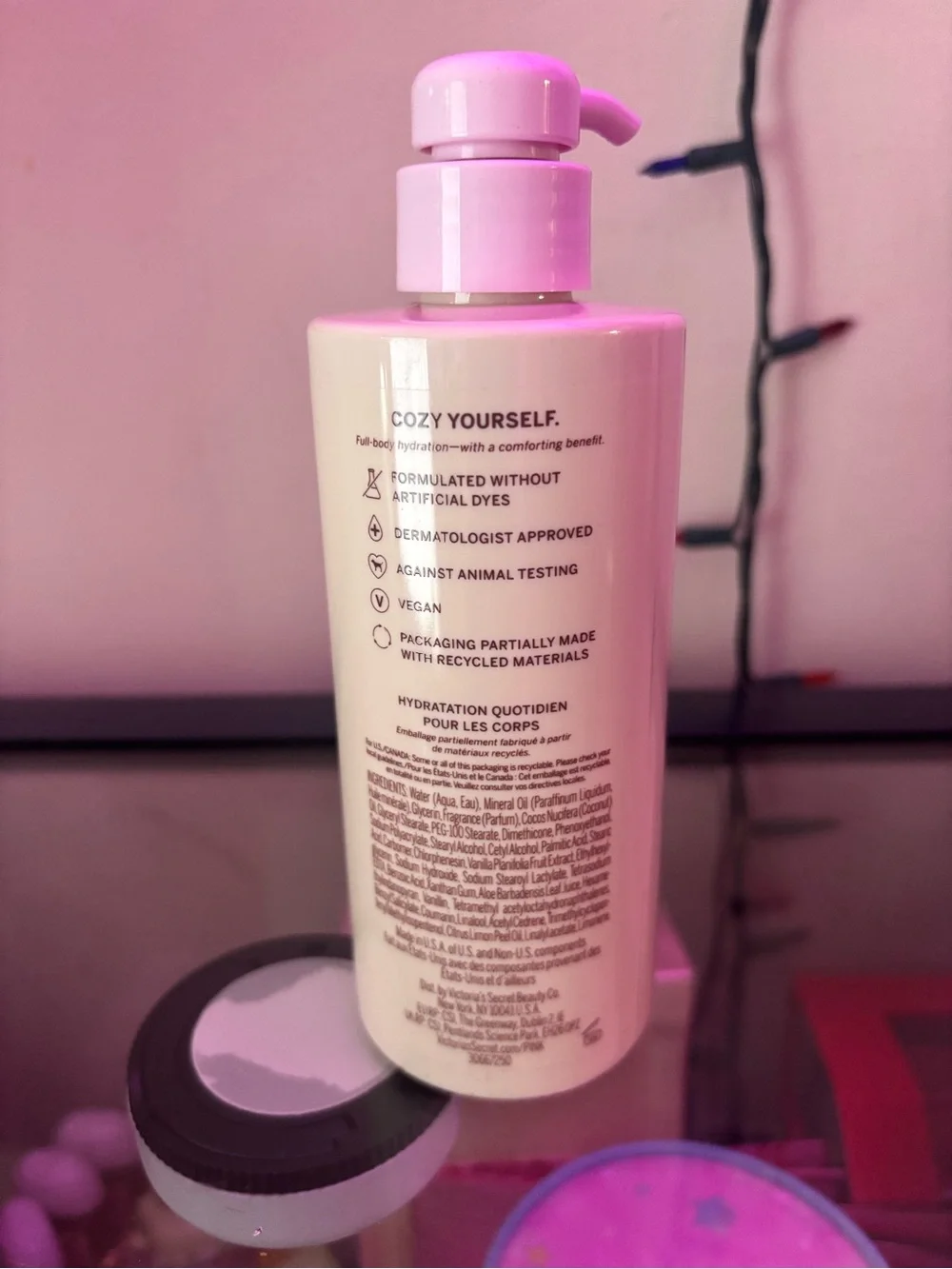 PINK Victoria's Secret Vanilla Daily Drench Body Lotion - Pink & Cream